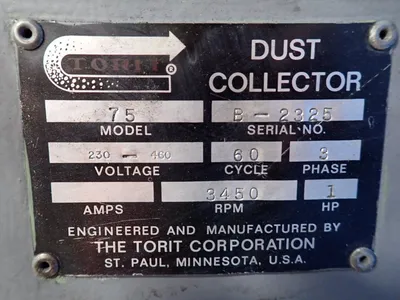 Used TORIT 75 Dust Collectors Ohio US | HGR 24 #1146762