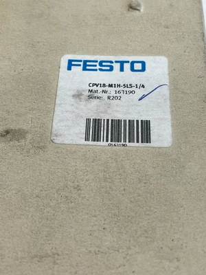 NEW FESTO CPV18-M1H-5LS-1/4 SOLENOID VALVE 163190 CPV18M1H5LS14