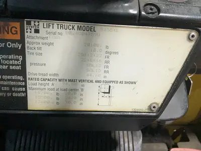 Used HYSTER S155XL Misc Forklifts Ohio US | HGR 24 #1472019