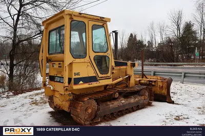 Used 1989 CATERPILLAR D4C Bulldozers Pennsylvania US | Proxy Equipment #1377697