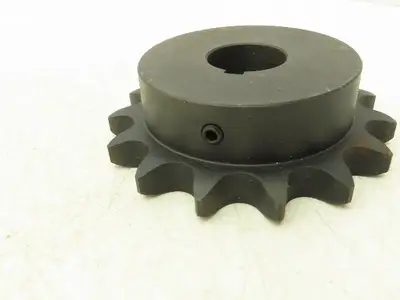 Tsubaki H80B15F-1-3/8 Roller Chain Sprocket 15 Tooth 1-3/8" Bore Lot Of 3