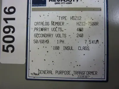 USED EGS HZ12-7500R