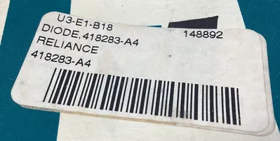 Reliance Electric Genuine Replacement Diode 418283-A4 (sealed package) 3D-24