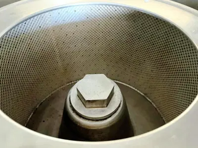 ATM/De Laval 20 x 14 perforate basket centrifuge, 316SS.