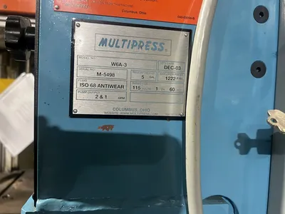 USED 2003 MULTIPRESS MULTIPRESS W6A-3 PRESS