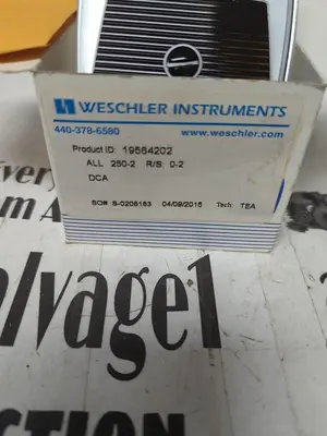 New | in-Stock WESCHLER 19564202 Meters - Misc | Surplus Asset Holdings #1206868
