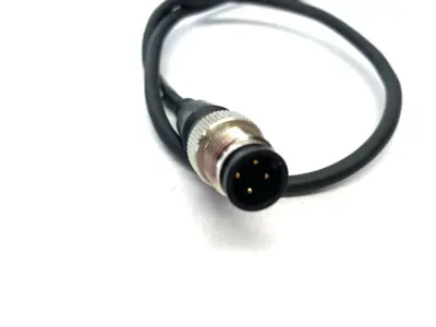 USED KEYENCE SQUARE DIFFUSE REFL. SENSOR M12 CONNECTOR TYPE WITH CABLE, NPN