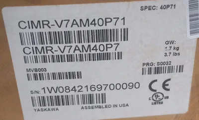 NEW YASKAWA CIMR-V7AM40P71 DRIVE 4.7AMP 380-460V CIMRV7AM40P71