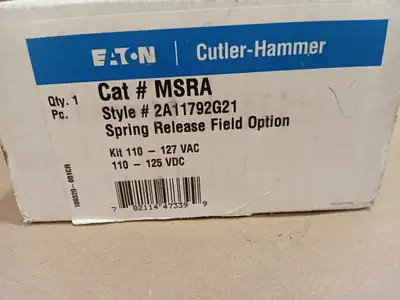 NEW EATON CUTLER-HAMMER MSRA 2A11792G21
