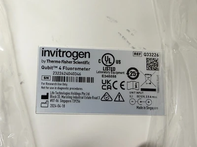 Used Thermo Scientific Q33226 Spectrophotometer (UV-Vis, Fluor) Missouri US | BioLabTek #1301177
