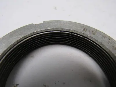 N-10 Locknuts 18 Threads per Inch 2.688" Outside Dia Lot of 3