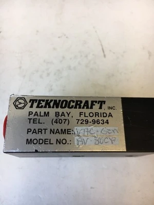 NEW Teknocraft, Inc. Vac-Gen