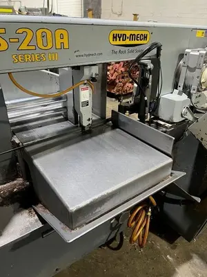 13" X 18" HYDMECH MODEL S-20A AUTOMATIC FEED HORIZONTAL BAND SAW