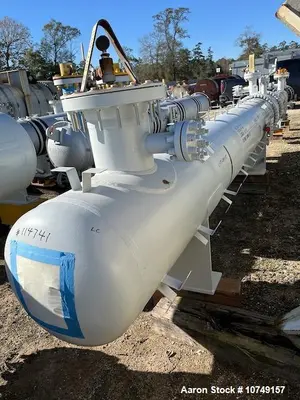 Fabsco Shell & Tube Heat Exchanger, 284 Sq Ft, Duplex Stainless Tubes, Carbon Steel Shell