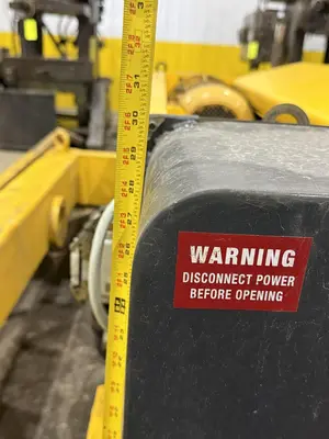 25 TON STREET OVERHEAD CRANE CABLE HOIST, NEW 2008: YOBRO #24831