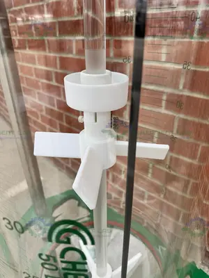 New | in-Stock CHEMGLASS 50 LITER JACKETED GLASS REACTOR W/ ZERO DEAD SPACE DRAIN VALVE MFG 20 Reactors California US | Equipment Lab #1266141