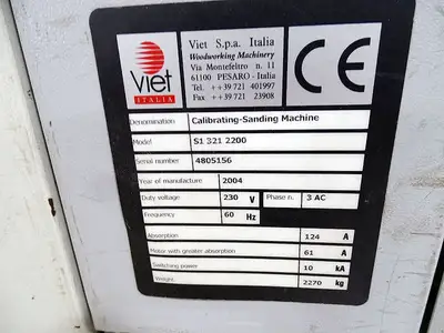 Used VIET _UNKNOWN_ Woodworking Sanders Pennsylvania US | Highland Automation #1298192