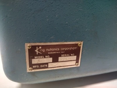 USED ThermoUnit king nutronics Does Not Apply