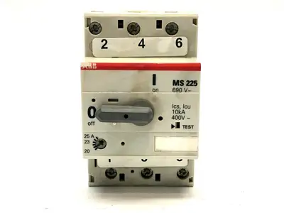 MS 225 | ABB  Manual Motor Starter 690V 50/60Hz 3ph - Used