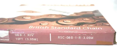 NEW DIAMOND CHAIN RSC-08B-1-R-3.05M RIVITED CHAIN 10' RSC08B1R305M