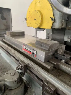6" X 18" GALLMEYER & LIVINGSTON HORIZONTAL SURFACE GRINDER. STOCK # 0678324