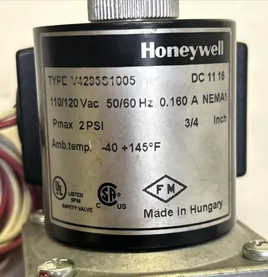 USED HONEYWELL V4295S1005