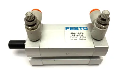 ADN-12-25-A-P-A-S11 | Festo  Compact Cylinder Double Acting Single Rod 25mm Stroke - Used