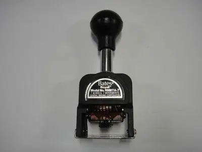 USED BATES ROYALL AUTOMATIC NUMBERING MACHINE RNM6-7