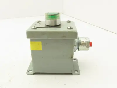 Electromate E1PBGM Green Illuminated Pushbutton Enclosure