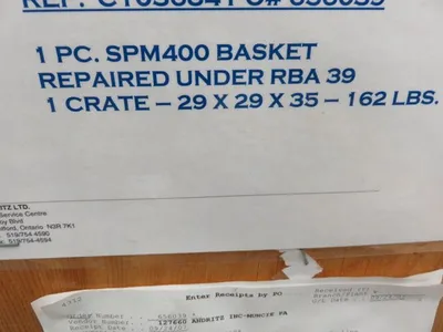 Basket for Fiberprep SPM 400 Pressure Screen, 0.10mm Repaired
