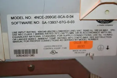 USED BARBER COLMAN 4NCE-200GE-0CA-0-04