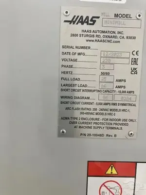 USED 2023 HAAS MINI MILL