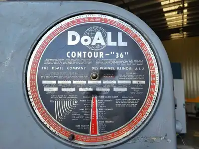 Used 1960 DOALL 3613-2 Vertical Band Saws British Columbia CA | Lenmark #237520