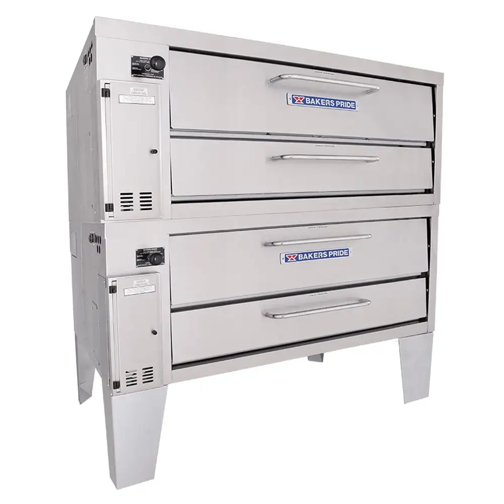 Bakers Pride 452 Super Deck Floor Model Double Pizza Deck Oven - Natural Gas