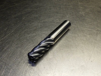 Kyocera / SGS 16mm Coolant Thru 5 Flute Cr Carbide Endmill 3mm R 47136 (LOC3581)