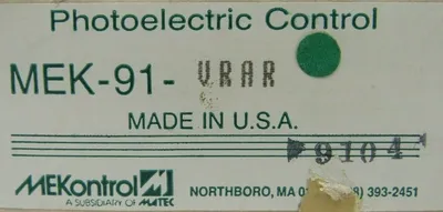 NEW MEKONTROL MEK-91-VRAR PHOTOELECTRIC SENSOR MEK91VRAR