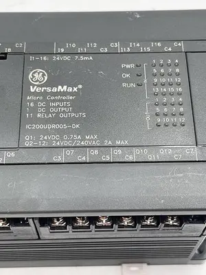 Used GE GE IC200UDR005-DK PLC Input & Output | ND Industrial Surplus #1215096