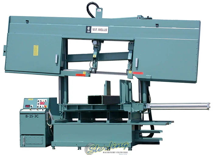 New | in-Stock W.F. WELLS B-25-3C Horizontal Band Saws California US | Sterling Machinery Exchange #1465965