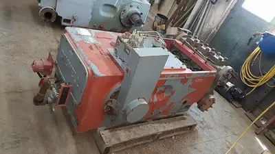 USED OILWELL A-336H / (NATIONAL 202T-6M) TRIPLEX INJECTION/DISPOSAL PUMP