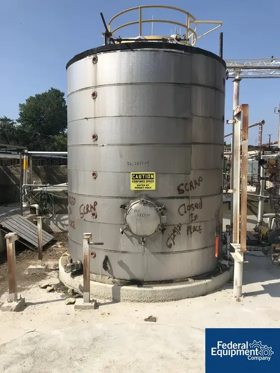 Used N/A 5,000 Gal Storage Tank, S/S Stainless Steel Tanks Ohio US | Federal Equipment Company #126511