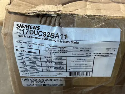 USED 2019 SIEMENS 17DUC92BA11