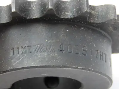 Martin 40BS17HT 1 1/8 Saber Sprocket 1-1/8" Finished Bore 17-Teeth Lot of 2