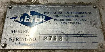 Geyer Flo-master 4000 twin piston filler