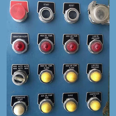 Compressor Start/Stop Control Panel