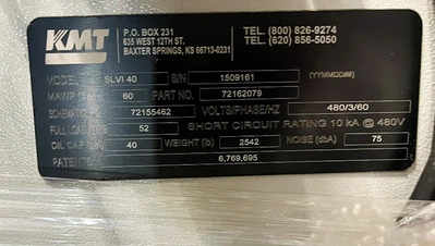 USED 2015 KMT STREAMLINE SL VI 40