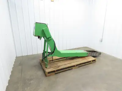 Tanaka Magnetic Chip Conveyor Scraper Chain w/Coolant Filter 14"W 112"L 220V 3PH