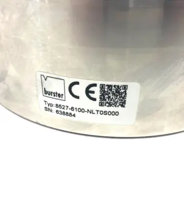 8527-6100-NLT0S000 | Burster  High Precision Compression Load Cell - Used