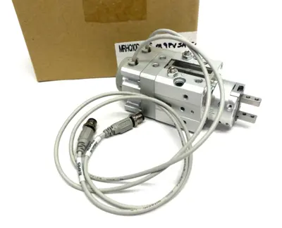 Used SMC Pneumatic Rotary Gripper Module, w/ Auto Switches Rotary Actuators Michigan US | Maverick Industrial Sales #1389152