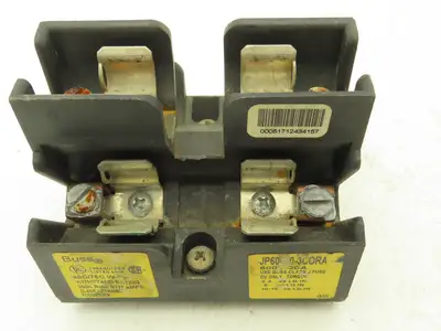 Bussmann JP60030-3CORA Pyramid /Open Style Fuse Block 600V-30A 3 Pole Lot of 8