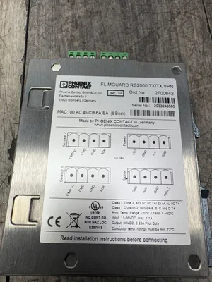 PHOENIX CONTACT FL MGUARD RS2000 Electrical/PLC/Automation | ESS Industrial Equipment Sales (9)